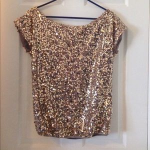 Gold sequin top!!!